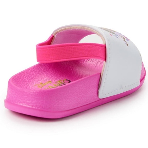DISNEY • Encanto Pink & White Sisters Heel-Strap Slide Shoes - Picture 2 of 4